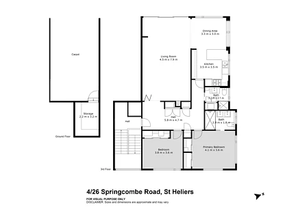 4/26 Springcombe Road, St Heliers, Auckland City, Auckland, 2房, 2浴, 公寓