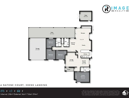4 Natone Court, Edens Landing, QLD 4207, 4房, 2浴, 独立屋