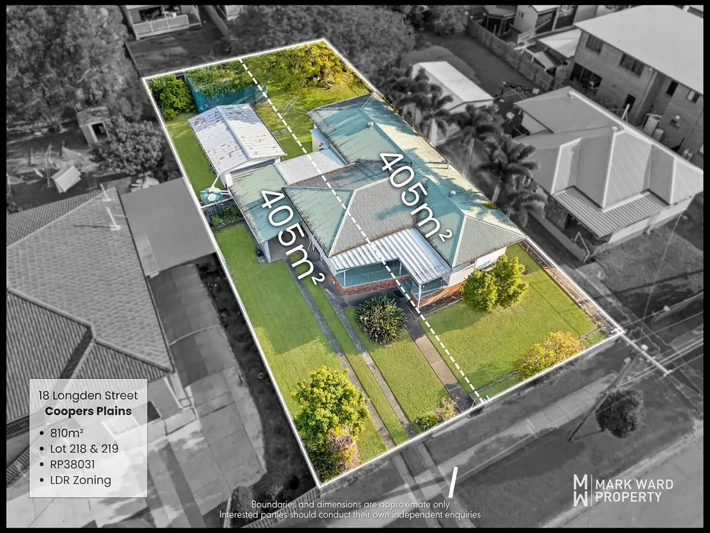 Coopers Plains 4 Bedroom SPACE TO LIVE, SCOPE TO RENOVATE ON 810M2 ACROSS TWO LOTS