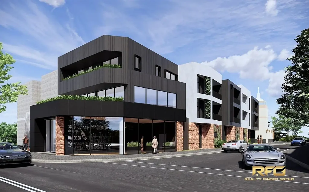 Moonee Ponds Mix zone对面 534平米地块 5套豪华联排 朝北阳台 地面停车位 终极便利生活 An Unmatched Development Opportunity!