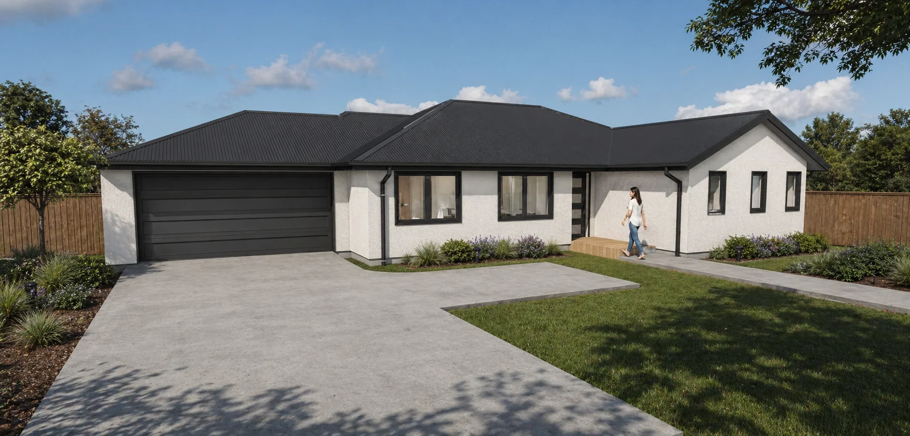 Rangiora 3침실 Contemporary Comfort Meets Effortless Style
