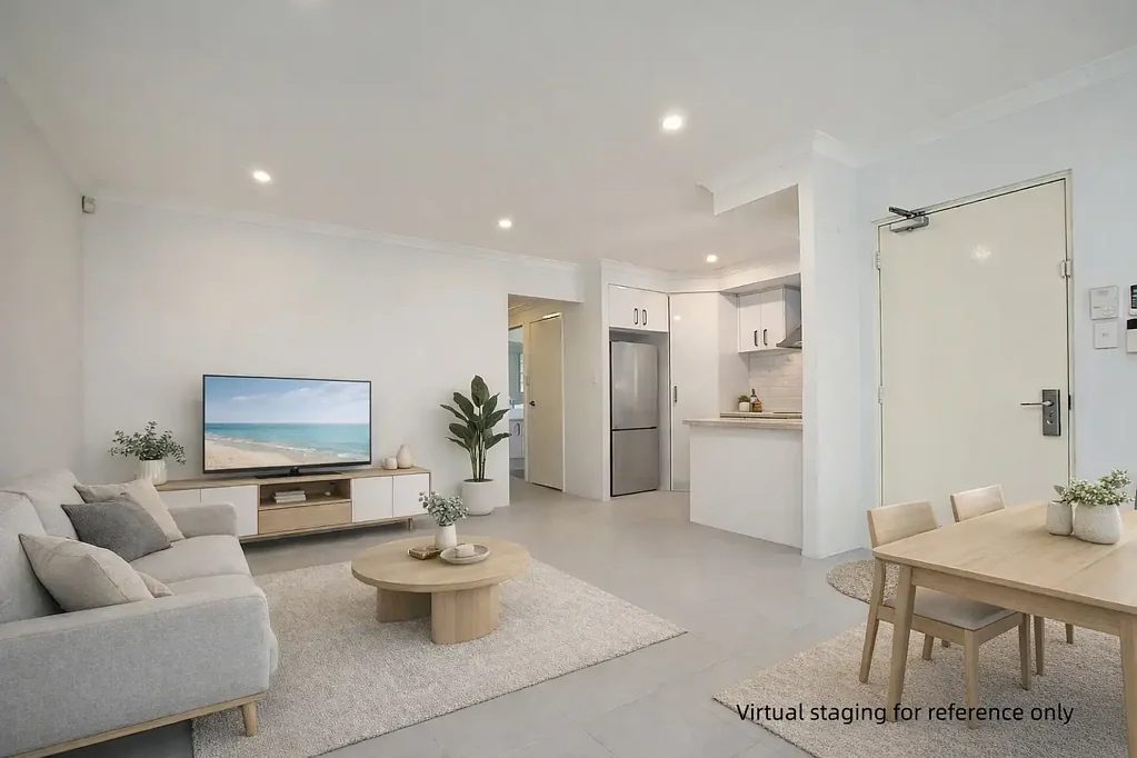 Kewdale 2房  Modern Ground-Floor Apartment with Private Courtyard