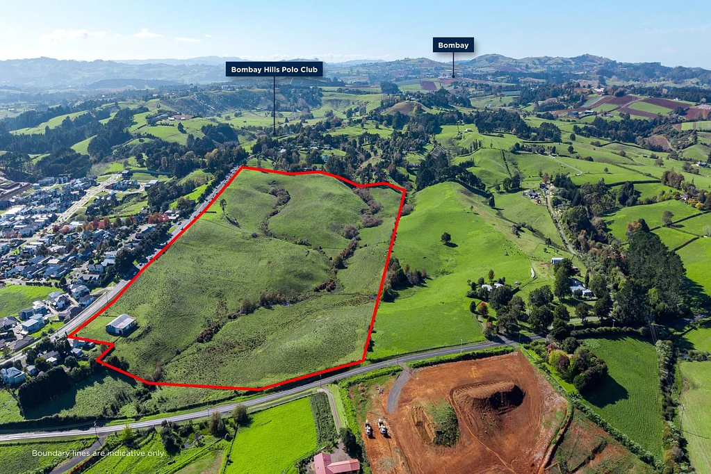 Pukekohe 18ha of rezoned residential land