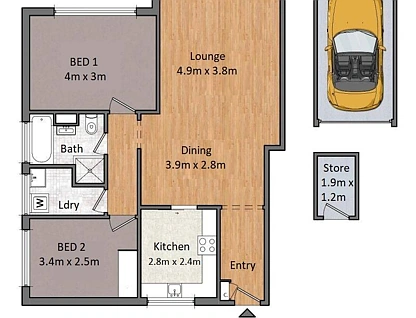9/281 Gardeners Road, Eastlakes, Eastern Suburbs, 2 રૂમ, 1 બાથરૂમ, Apartment