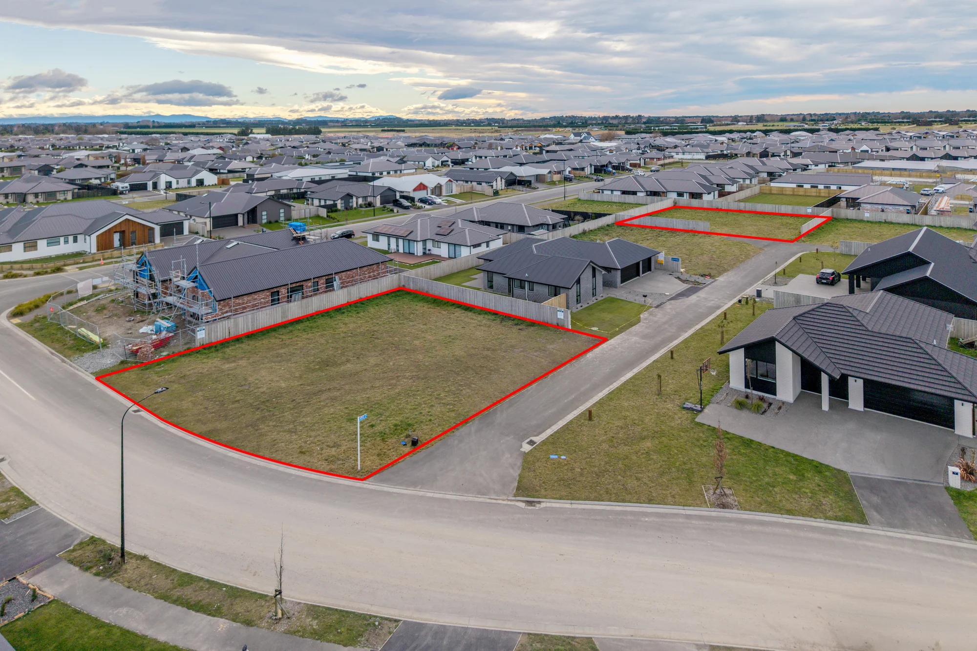 Rolleston Titled 622sqm and 700sqm sections