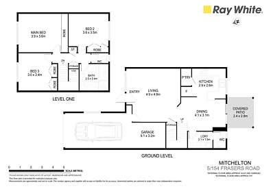 5/154 Frasers Road, Mitchelton, QLD 4053, 3 slaapkamers, 1 badkamers, Townhouse