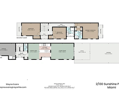 2/130 Sunshine Parade, Miami, Gold Coast, 3 Bedrooms, 2 Bathrooms, Apartment
