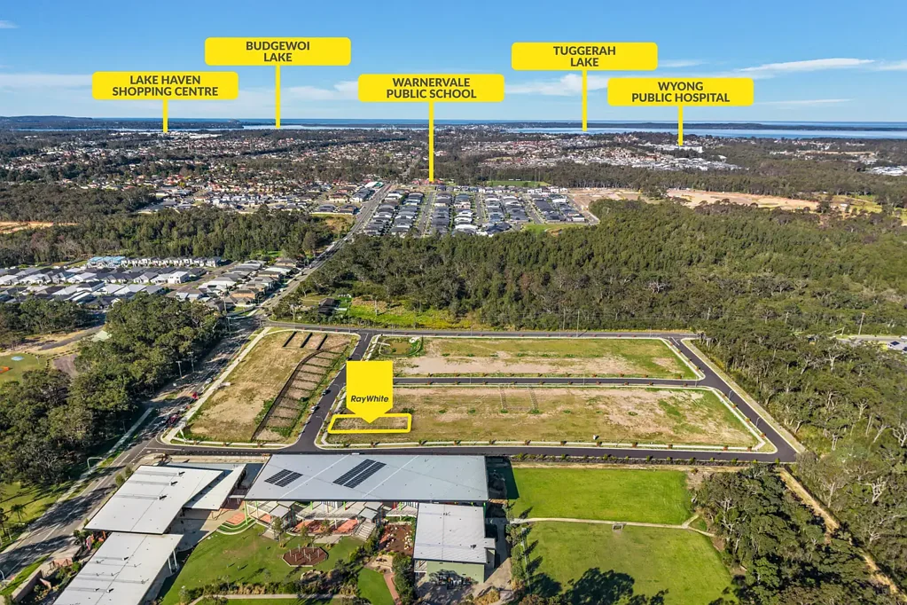 Warnervale Registered 408sqm Lot in The Meadows at Warnervale