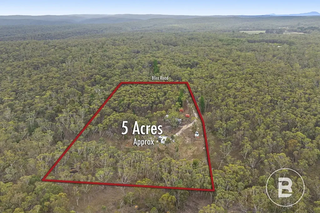 Dereel 1chambre 5 ACRES OF BLISS WITH PERMIT FOR TWO BEDROOM AND LARGE SHED