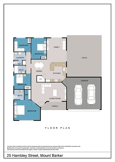 25 Hambley Street, Mount Barker, WA 6324, 4房, 2浴, Lifestyle Section