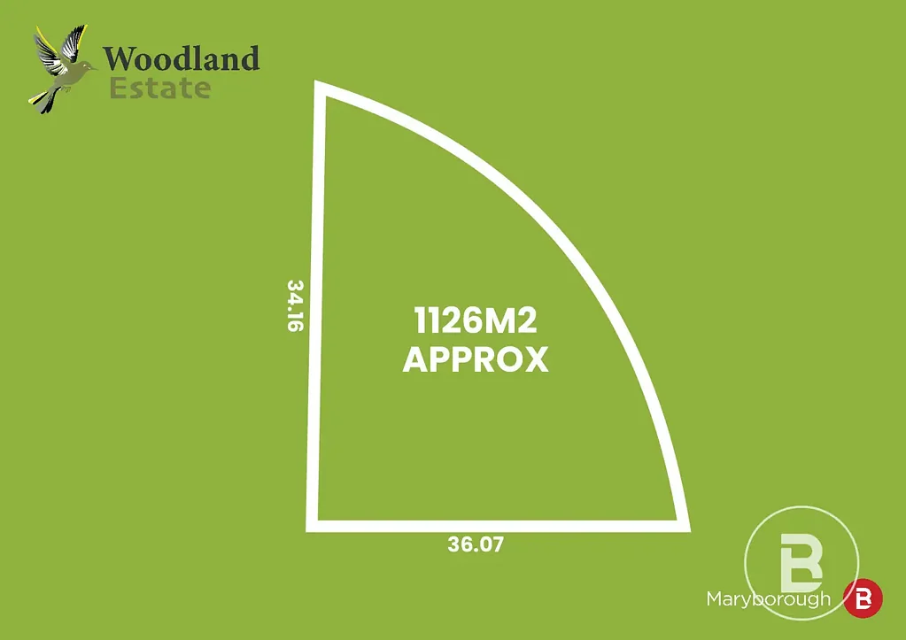 Maryborough LOT 4 - 1126m2 - WOODLAND ESTATE - VACANT LAND - TITLED