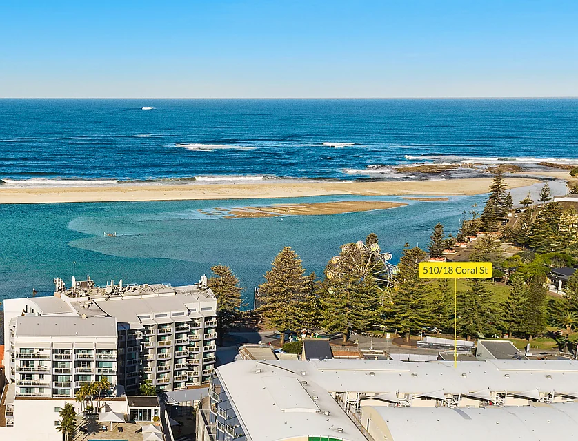510/18 Coral Street, The Entrance, Central Coast, 2 rūma, 1 rūma horoi, Unit