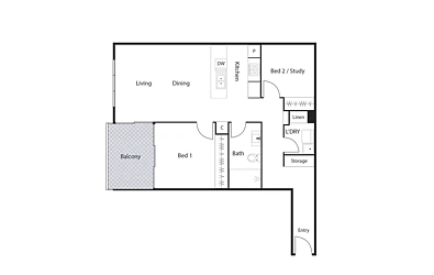 Address Withheld, Braddon, ACT 2612, 2 Bedrooms, 1 Bathrooms, Unit
