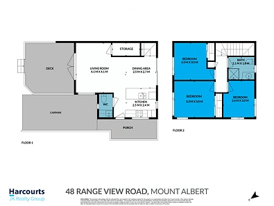 48 Range View Road, Mount Albert, Auckland City, 3 Bedrooms, 1 Bathrooms, Townhouse