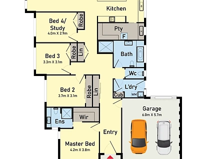 82 Olivine Boulevard, Donnybrook, North Melbourne, 4房, 2浴, House