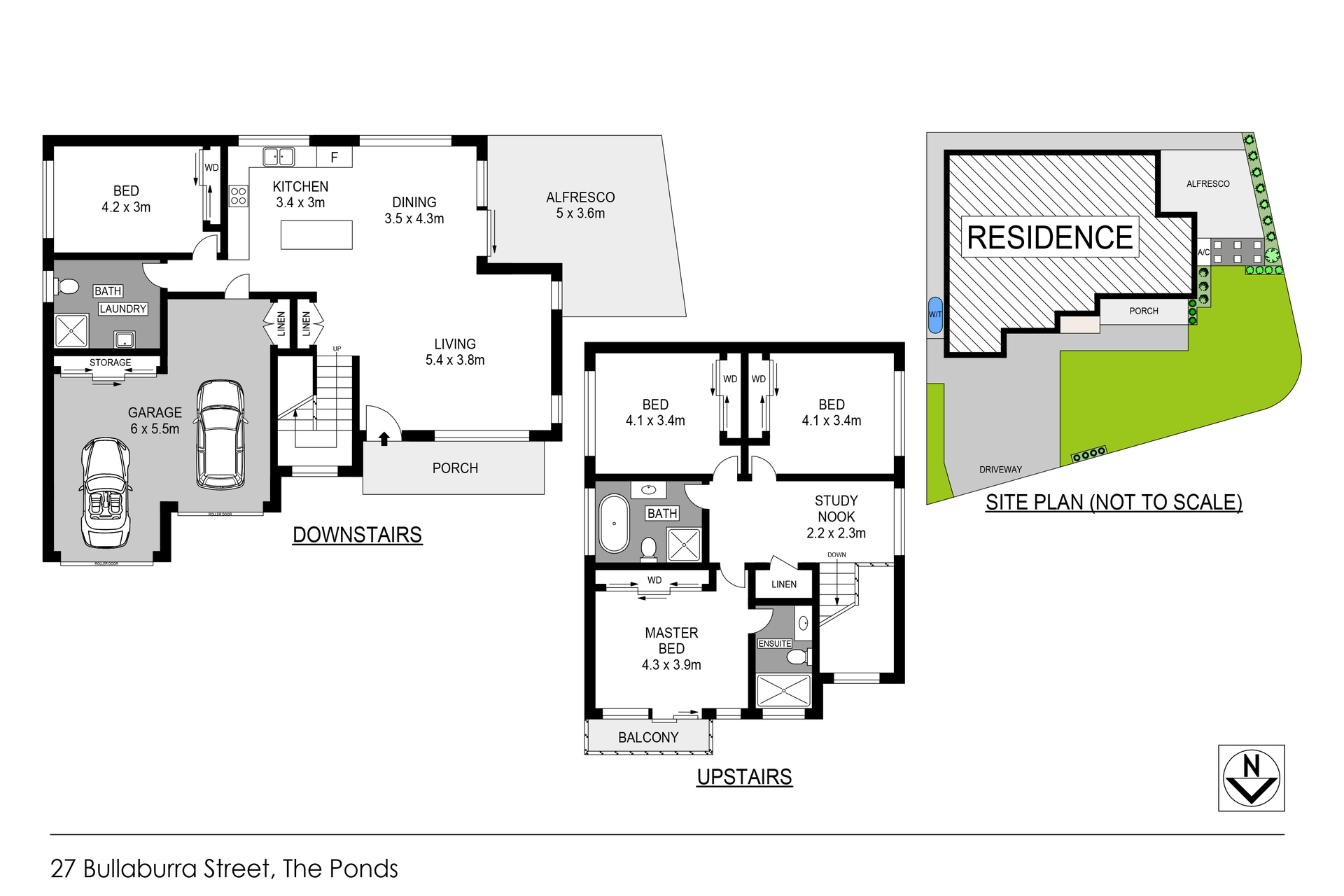 27 BULLABURRA ST, THE PONDS NSW 2769, 0房, 0浴, House