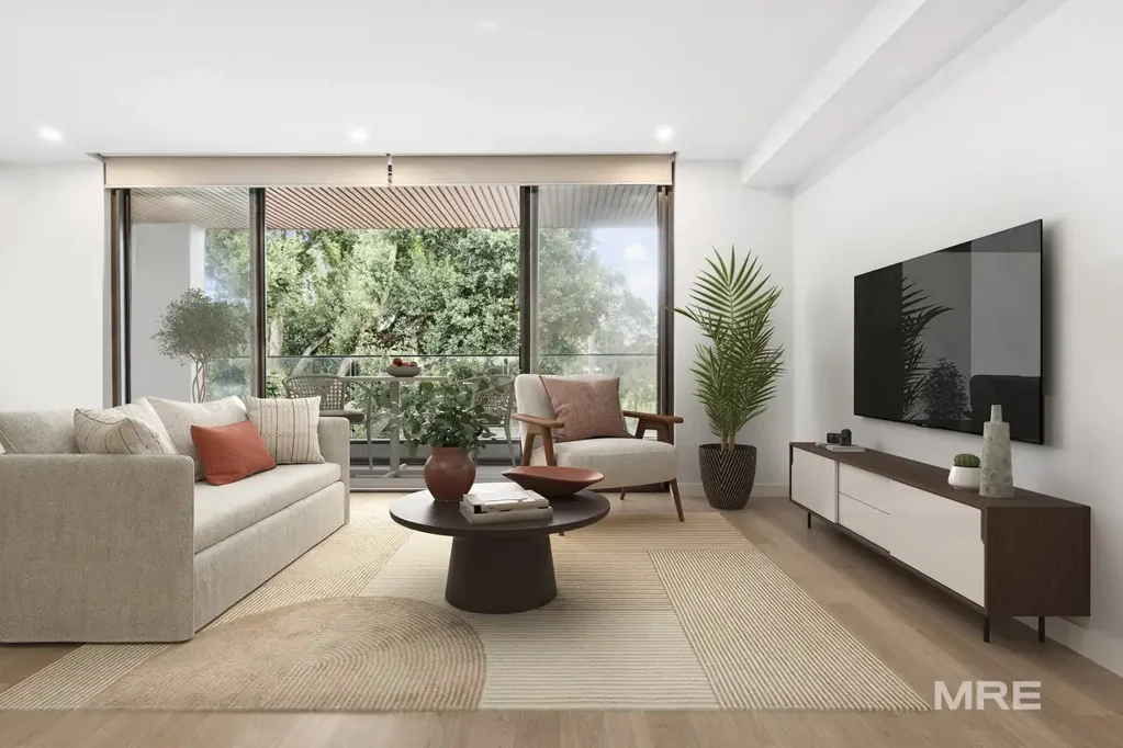 Balwyn North 2房 Stradbroke Park景观 阔景阳台 Miele电器 学区房 便捷交通 地下车位 Lifestyle indulgence opposite Stradbroke Park