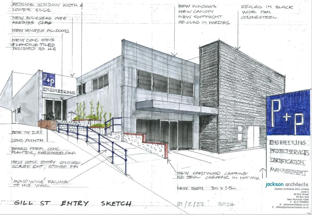 New Plymouth Central New Office Development.