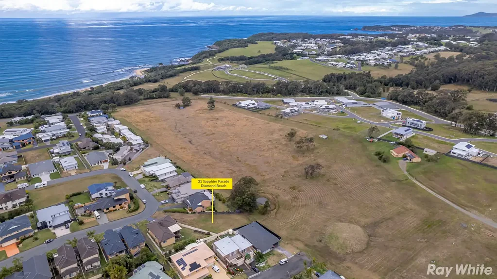 Diamond Beach  Prime 1006sqm Vacant Block with Sweeping Ocean Views!