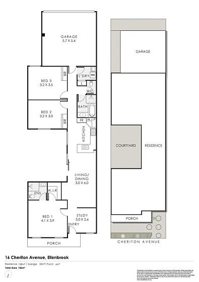 16 Cheriton Avenue, Ellenbrook, WA 6069, 3房, 2浴, House