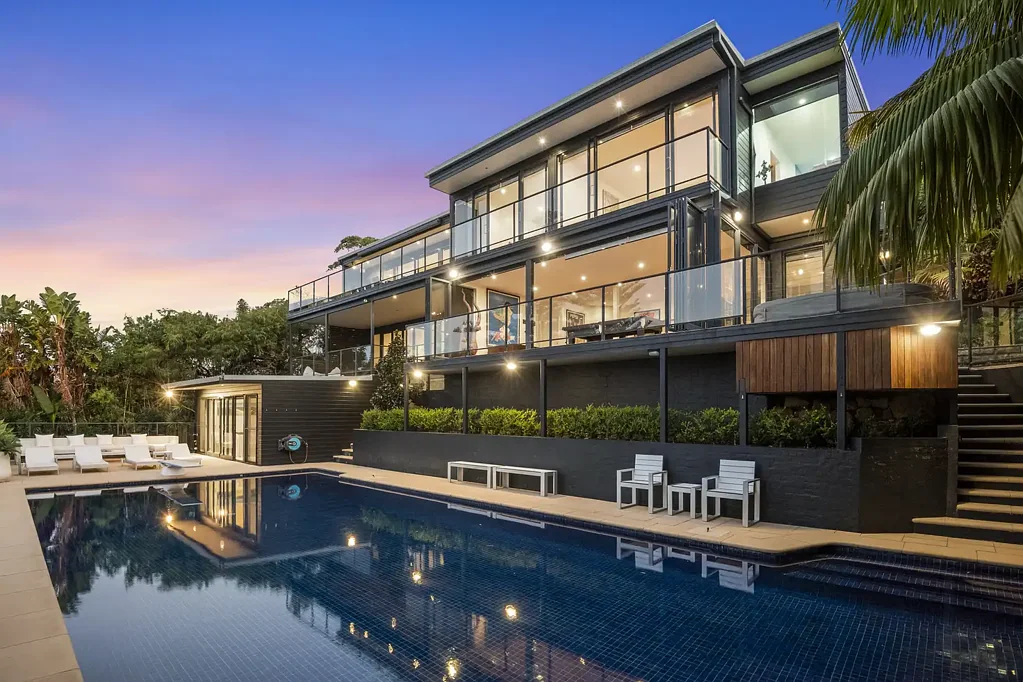 Whale Beach 5غرفة نوم Oceanfront Estate on North Facing Double Block