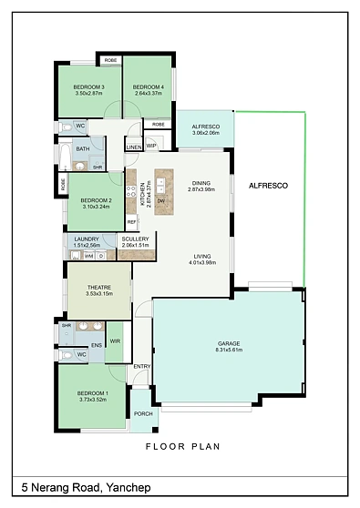 5 Nerang Road, Yanchep, WA 6035, 4 Bedrooms, 2 Bathrooms, House