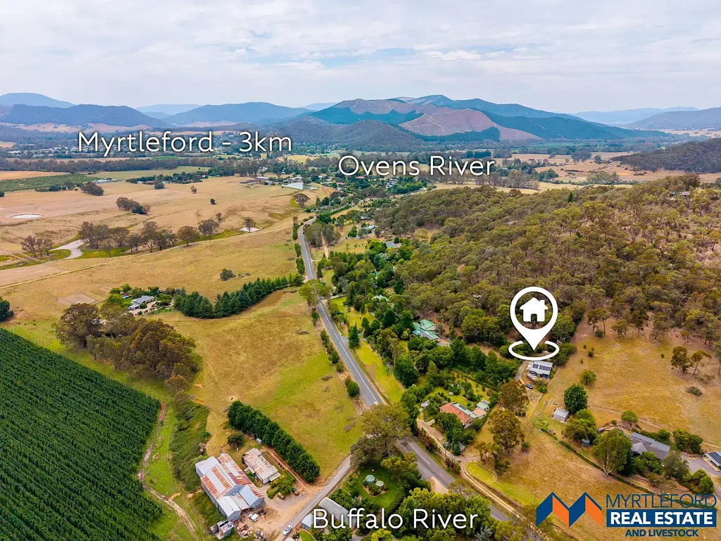 Myrtleford 3બેડરૂમ Buffalo River Views