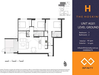 AG01/80 Marshall Street, Bankstown, South Western Suburbs, 3 ਕਮਰੇ, 2 ਬਾਥਰੂਮ, Apartment