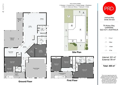 76 Hickey Way Carrara, Carrara, QLD 4211, 5房, 4浴, House