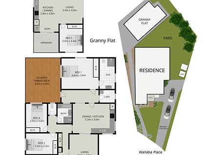 5 & 5a Wallaba Place, Greystanes, Parramatta (Northwest suburbs), 6 chambres, 3 salles de bain, House