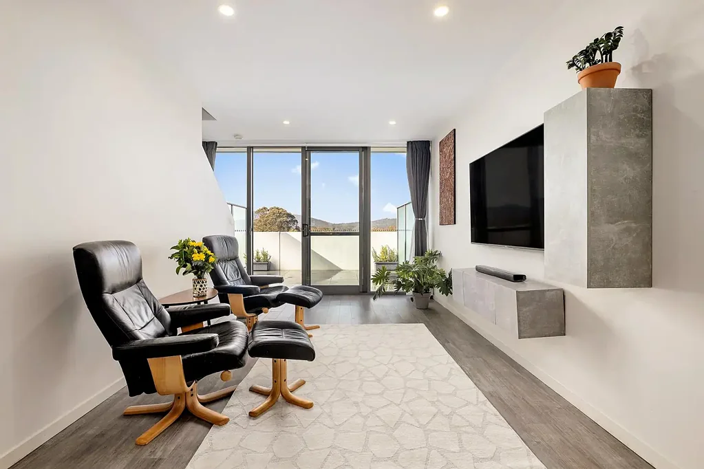 Dickson 1 Bedroom Your first home. Elevated by the view