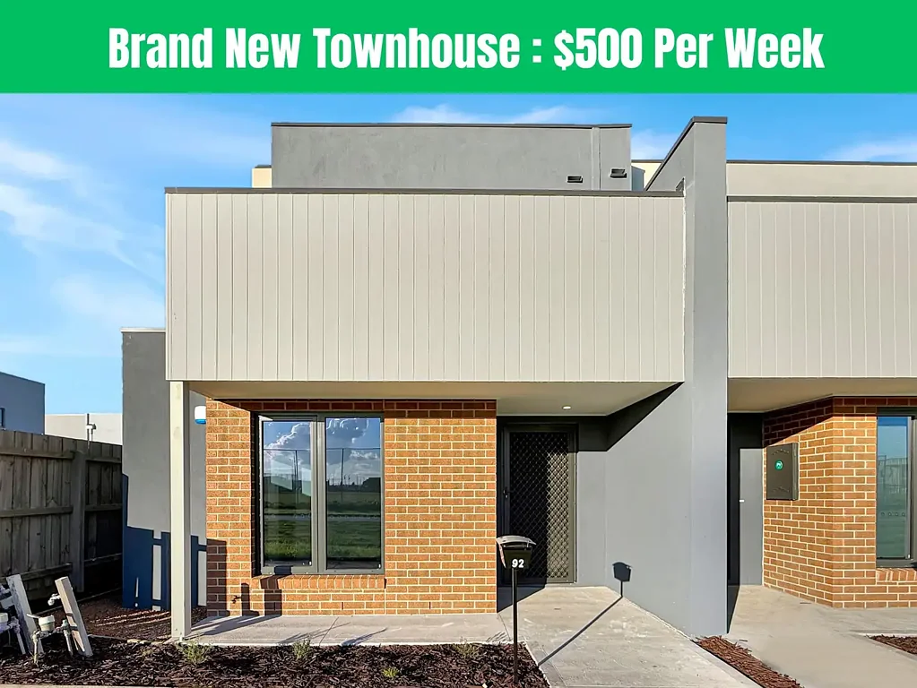 92 Vearings Road, Wollert, VIC 3750, 3 Bedrooms, 2 Bathrooms, Townhouse