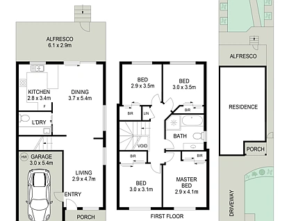42C Ligar Street, Fairfield Heights, South Western Suburbs, 4 rūma, 1 rūma horoi, Apartment