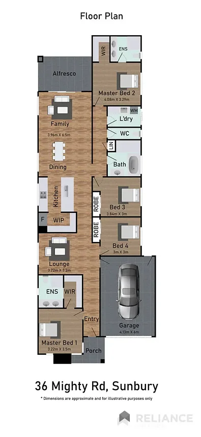 36 Mighty Road, Sunbury, VIC 3429, 4 રૂમ, 3 બાથરૂમ, House