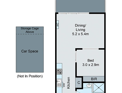 B321/60 Autumn Terrace, Clayton South, South East Melbourne, 1 Kuwarto, 1 Banyo, Apartment