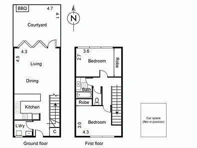 6/466 Nicholson Street, Fitzroy North, VIC 3068, 2房, 1浴, Unit