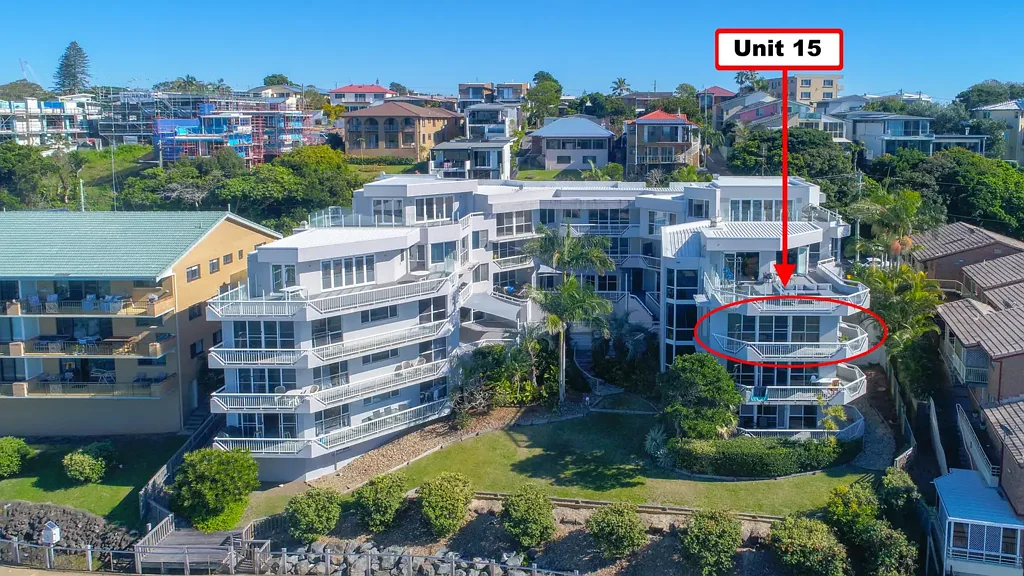 Sensational views from this renovated waterfront 2br unit