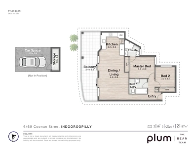 6/69 Coonan Street, Indooroopilly, QLD 4068, 2 રૂમ, 2 બાથરૂમ, Unit