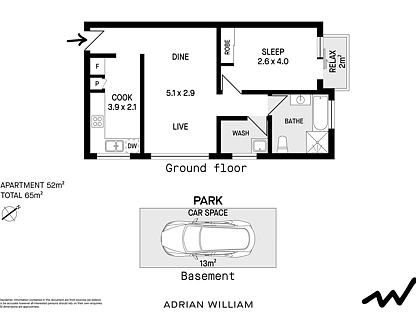 4/14 Keith Street, Dulwich Hill, Inner West, 1部屋, 1バスルーム, Apartment