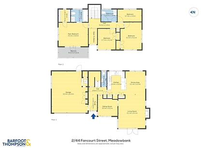 2/44 Fancourt Street, Meadowbank, Auckland City, 4 ਕਮਰੇ, 2 ਬਾਥਰੂਮ, House