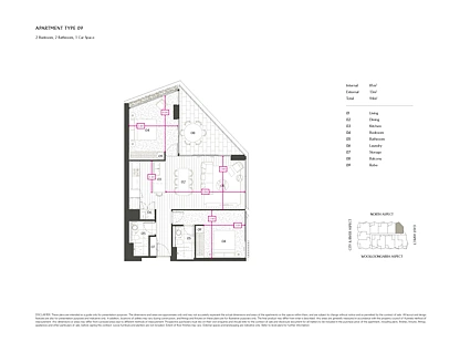 909/470 Main Street, Kangaroo Point, Brisbane - Eastern Region, 2 غرف, 2 حمامات, House