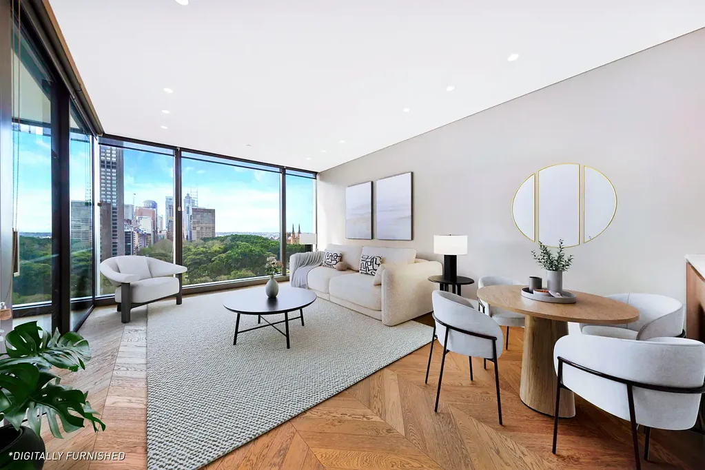 Sydney 2房 北向视野无遮挡 Hyde Park海港景观 私人阳台高端家电 中心地段阳光满溢 One of Sydney’s Landmark Residential Buildings – Luxury Living at 130 Hyde