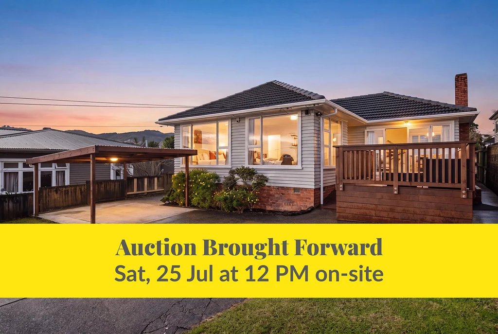 Mount Roskill 3房  Auction Brought Forward - Sat, 25 Jul at 12PM