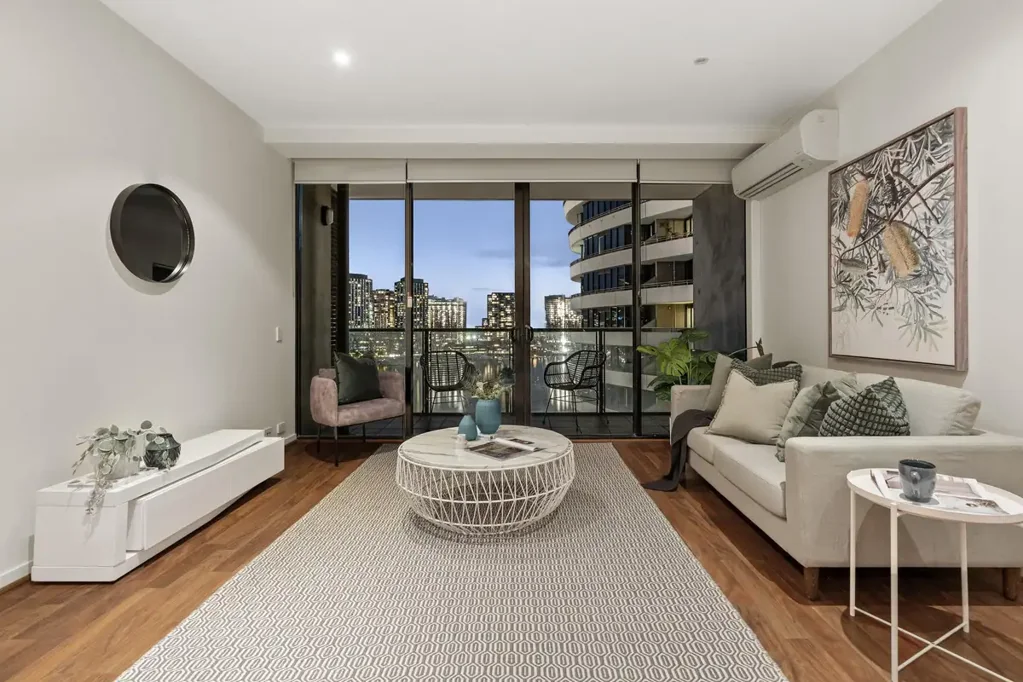 Docklands 2침실 STUNNING 12TH FLOOR HARBOUR VIEWS ON WATERS EDGE