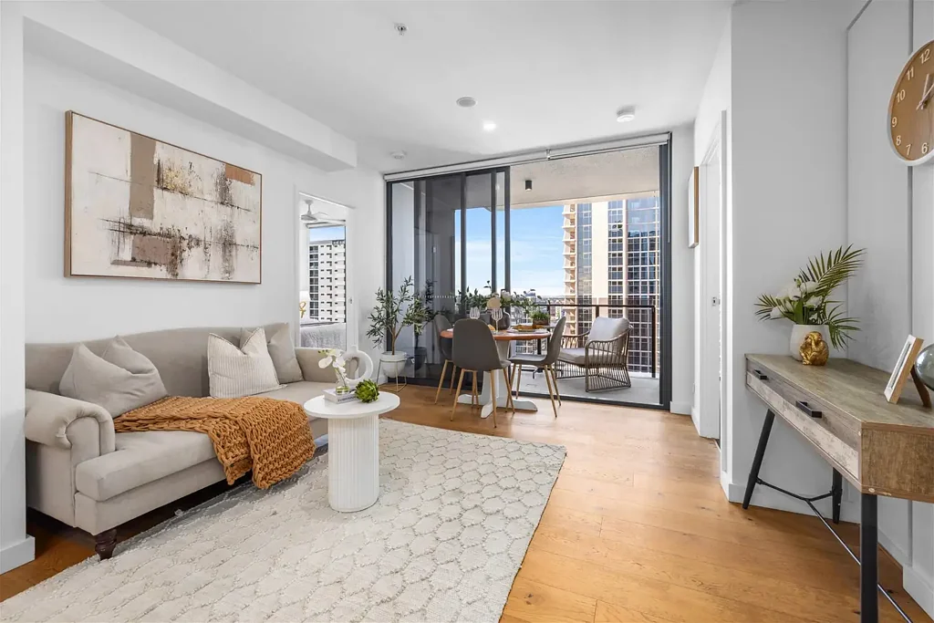 South Brisbane 2Zimmer Breathtaking Views  Dual-Bedroom Luxury in Brisbane One