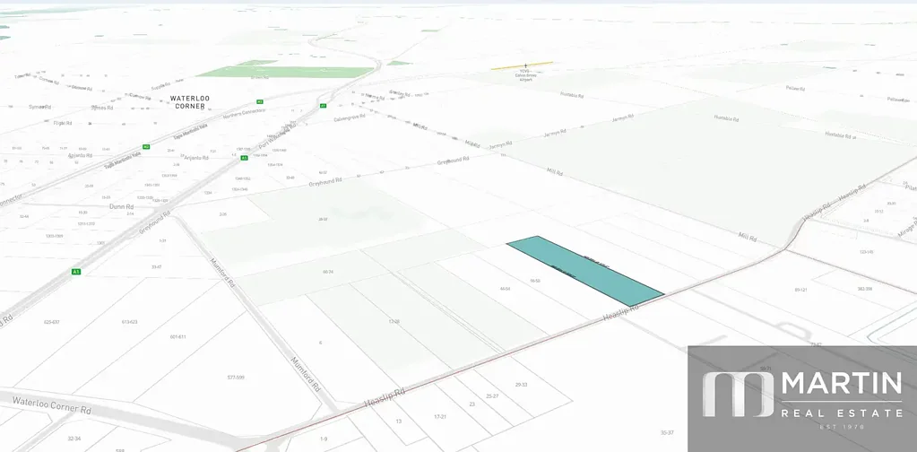 Waterloo Corner  NEW INDUSTRIAL LAND