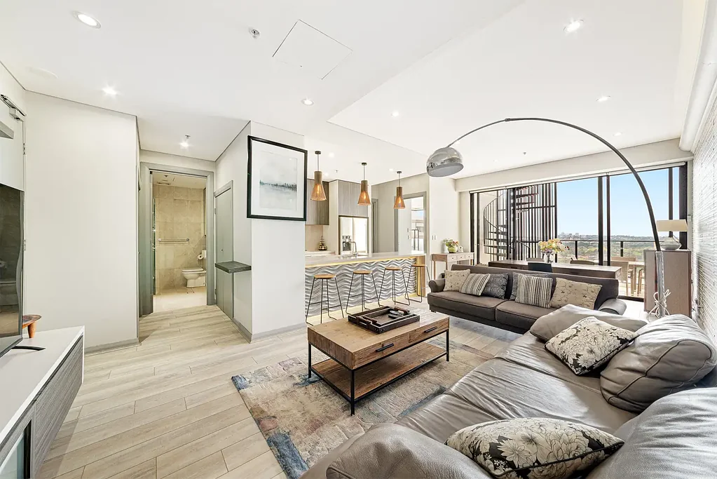 Top Floor Two Bedroom Apartment with Private Roof Top Deck & Secure Parking - Offered Furnished - Enter Via Gibbons Street