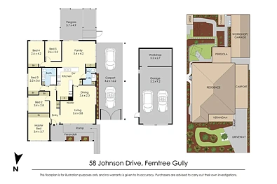 58 Johnson Drive, Ferntree Gully, VIC 3156, 5 slaapkamers, 1 badkamers, House