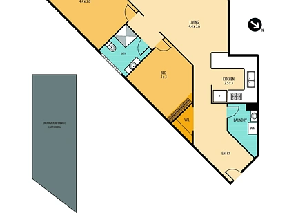 11/2-4 Mulkarra Avenue, Gosford, Central Coast, 2 Schlafzimmer, 1 Badezimmer, Apartment