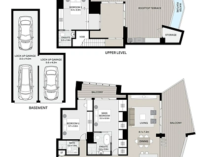 402/15 Bruce Street, Brighton-Le-Sands, St George, 3 Bedrooms, 3 Bathrooms, Apartment